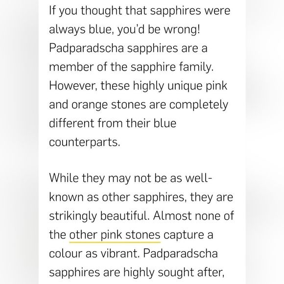 Natural 3CT Padparadscha Sapphire & Topaz 925 Sterling Silver Ring Sz 6 - Picture 7 of 16